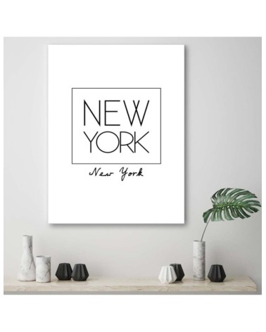 Leinwandbild - Inschrift New York | Feeby