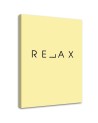 Relax typografia Nowoczesny obraz do sypialni | FEEBY