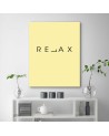 Relax typografia Nowoczesny obraz do sypialni | FEEBY