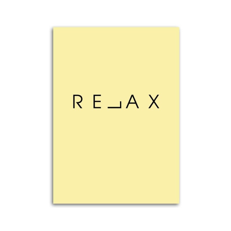 Leinwandbild - Entspannen Sie sich | Feeby