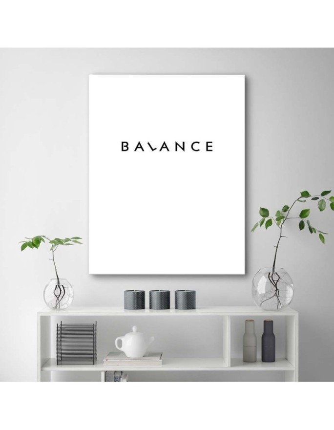 Balance Modern Canvas painting for the bedroom | FEEBY