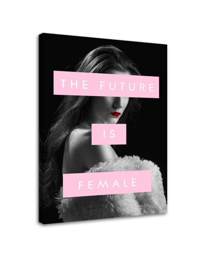 Leinwandbild - Die Zukunft ist weiblich | Feeby