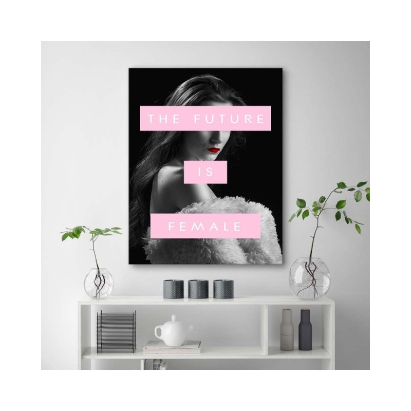 Leinwandbild - Die Zukunft ist weiblich | Feeby