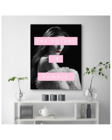 Leinwandbild - Die Zukunft ist weiblich | Feeby