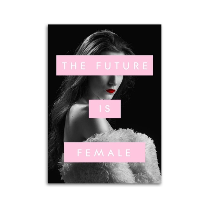 Leinwandbild - Die Zukunft ist weiblich | Feeby