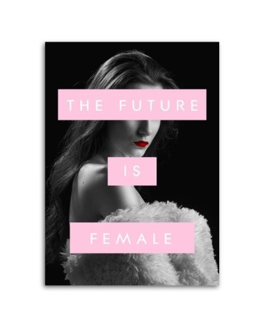 Leinwandbild - Die Zukunft ist weiblich | Feeby