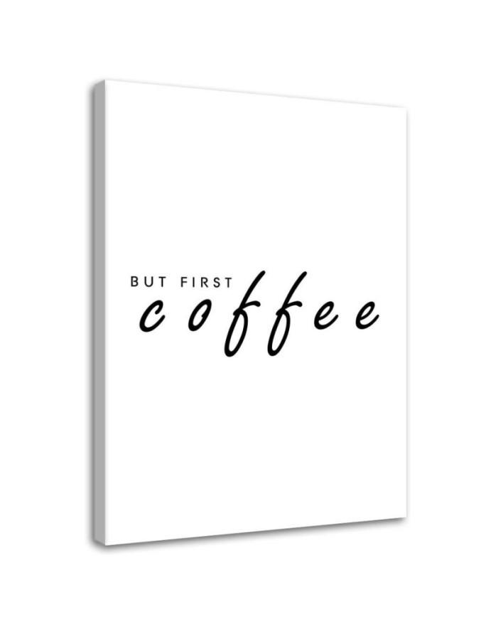 Leinwandbild - Der erste Kaffee | Feeby