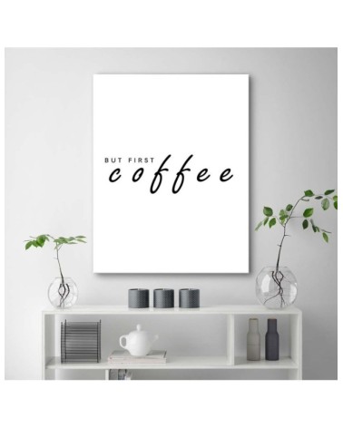Leinwandbild - Der erste Kaffee | Feeby
