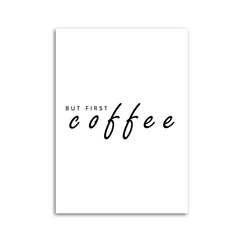 Leinwandbild - Der erste Kaffee | Feeby