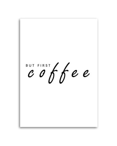 Leinwandbild - Der erste Kaffee | Feeby