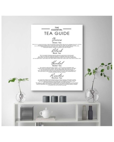Bild auf Leinwand - Ein Leitfaden für Tee | Feeby