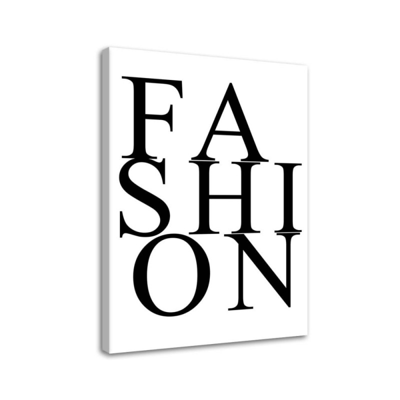 Leinwandbild - Mode-Schriftzüge | Feeby