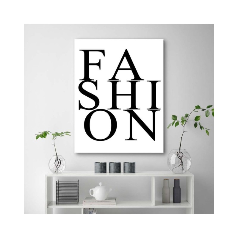 Leinwandbild - Mode-Schriftzüge | Feeby