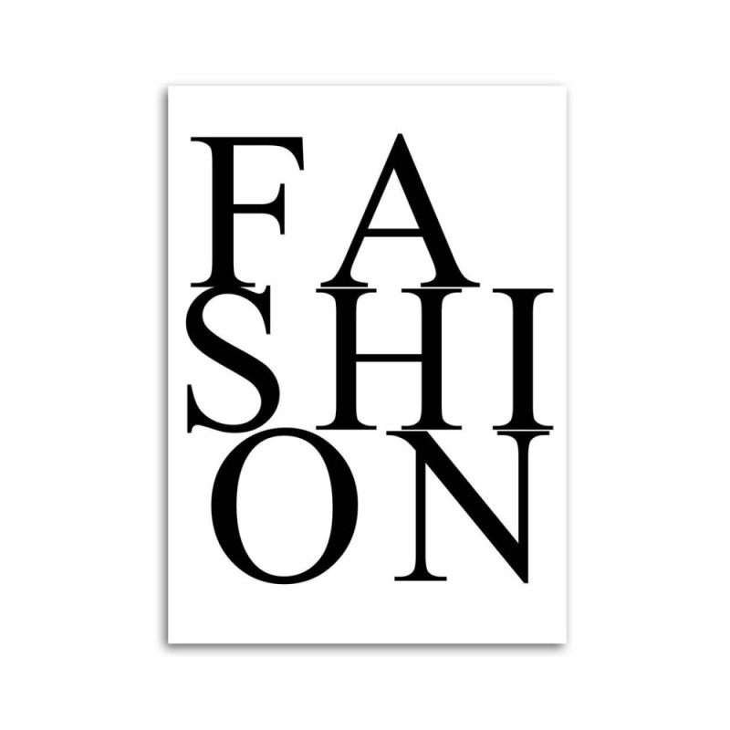 Leinwandbild - Mode-Schriftzüge | Feeby