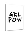 Girl Power Obraz z napisami na płótnie | FEEBY