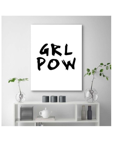 Wandbild für Wohnzimmer - Girl Power | Feeby