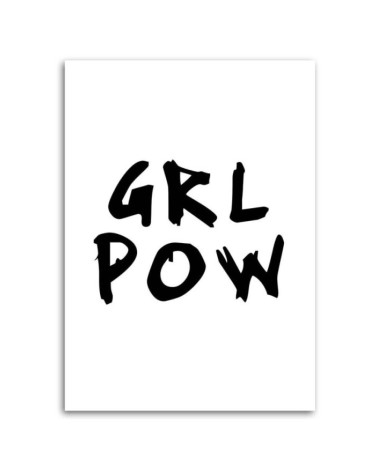Wandbild für Wohnzimmer - Girl Power | Feeby