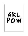 Girl Power Obraz z napisami na płótnie | FEEBY