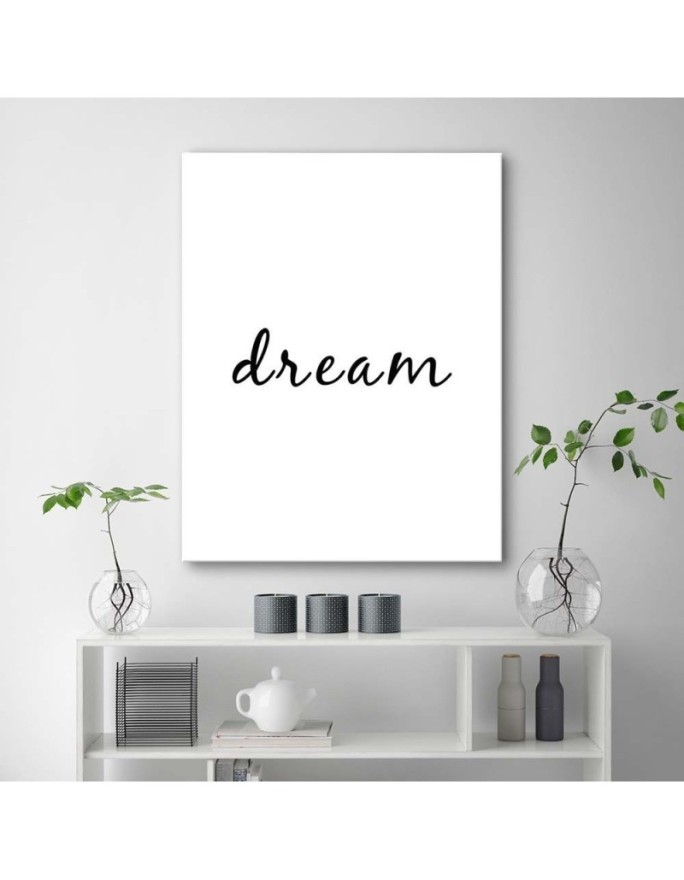typografia Dream Nowoczesny obraz ścienny | FEEBY