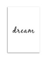 typografia Dream Nowoczesny obraz ścienny | FEEBY