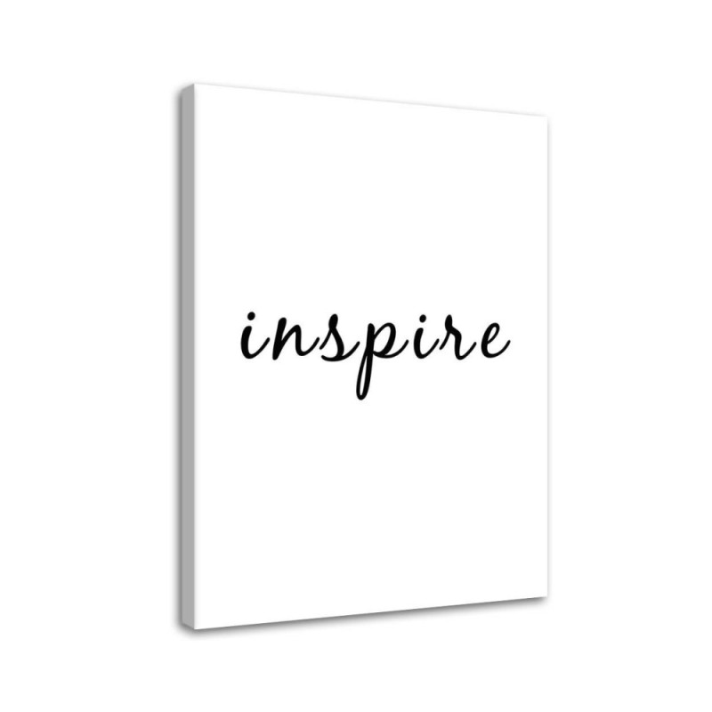 Modernes Wandbild - Typografie Inspirieren | Feeby