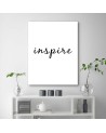 typografia Inspire Nowoczesny obraz ścienny | FEEBY