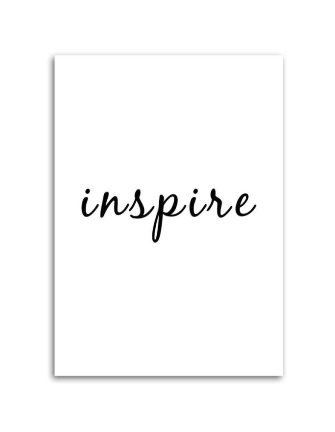 typografia Inspire Nowoczesny obraz ścienny | FEEBY