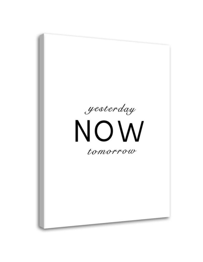 Leinwanddruck - Typografie gestern heute morgen | Feeby