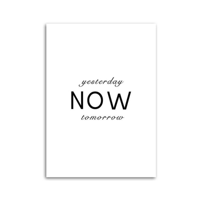 Leinwanddruck - Typografie gestern heute morgen | Feeby