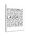 Smile laugh love Obraz dekoracyjny na ścianę | FEEBY