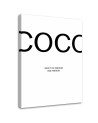 Cytat Coco Chanel Obraz dekoracyjny na ścianę | FEEBY