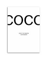 Cytat Coco Chanel Obraz dekoracyjny na ścianę | FEEBY