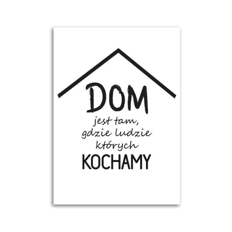 Bild auf Leinwand - Haus mit Inschriften | Feeby