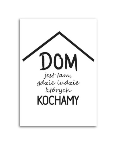 Bild auf Leinwand - Haus mit Inschriften | Feeby