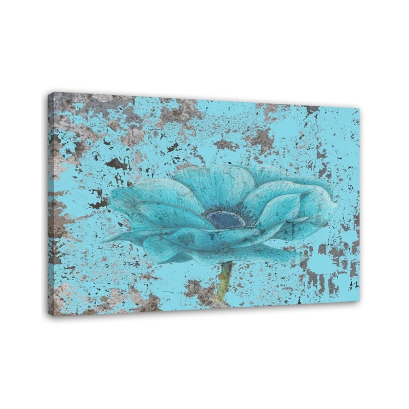 Leinwandbild - Retro-Meeresblume | Feeby