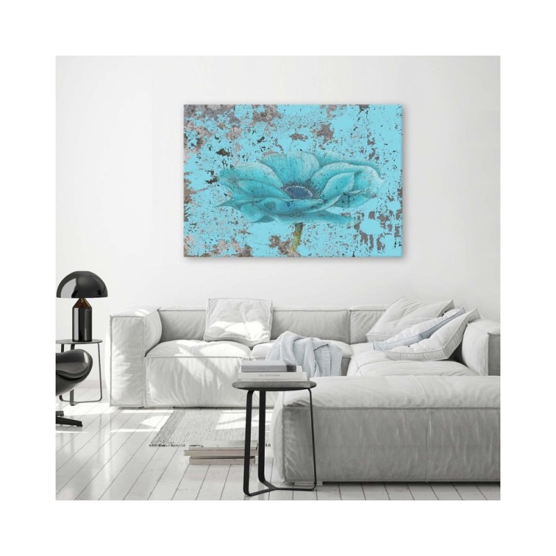 Leinwandbild - Retro-Meeresblume | Feeby