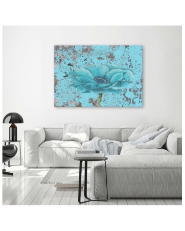 Leinwandbild - Retro-Meeresblume | Feeby