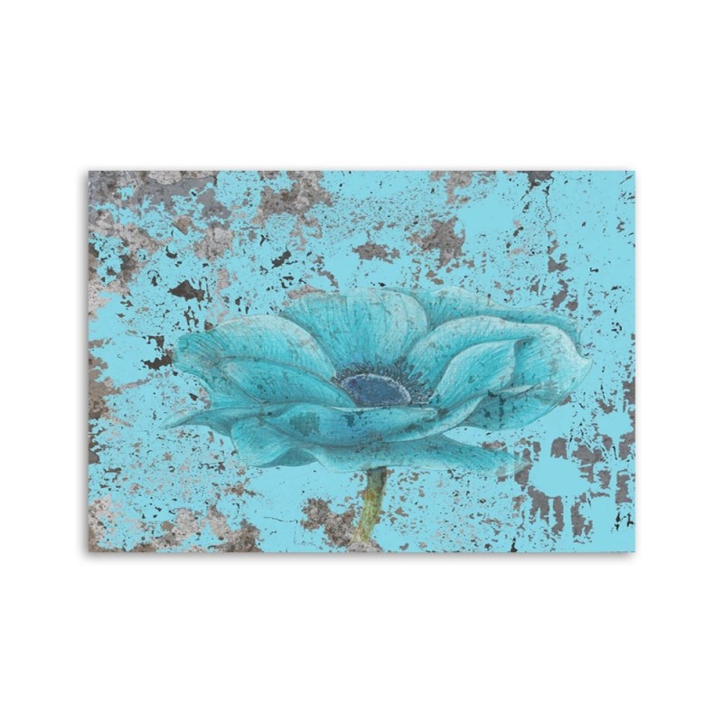 Leinwandbild - Retro-Meeresblume | Feeby