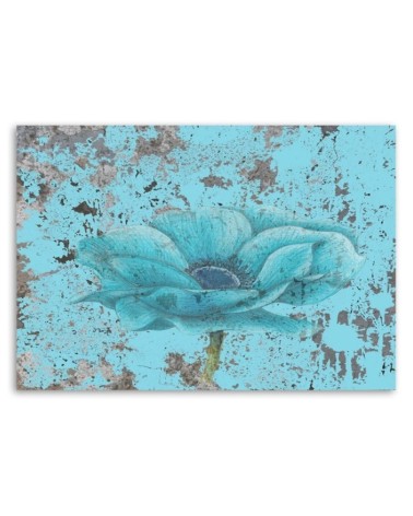 Leinwandbild - Retro-Meeresblume | Feeby