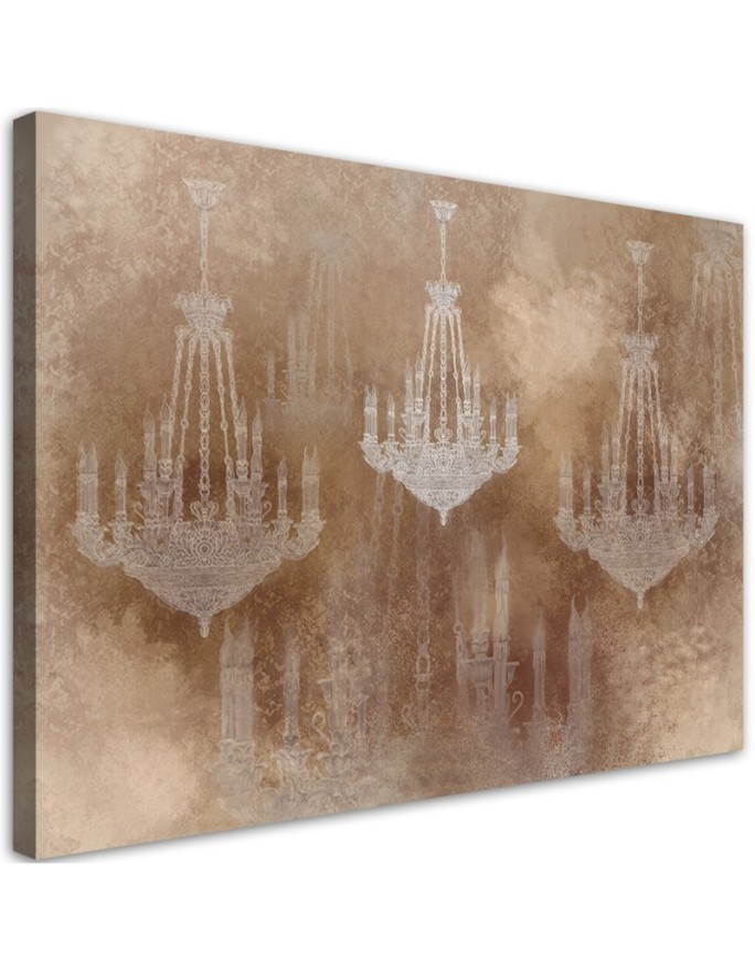 Leinwandbild - Kronleuchter | Feeby