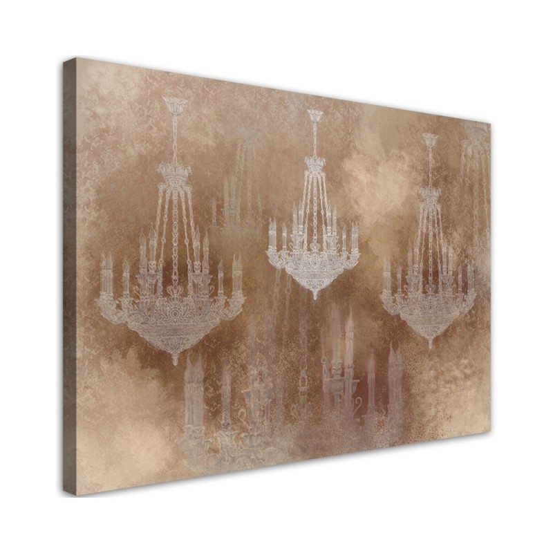 Leinwandbild - Kronleuchter | Feeby