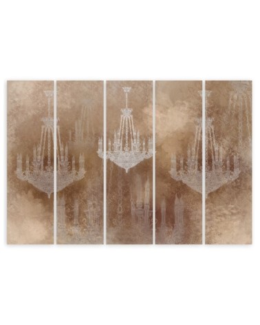 Dekoratives Leinwandbild - Kronleuchter | Feeby