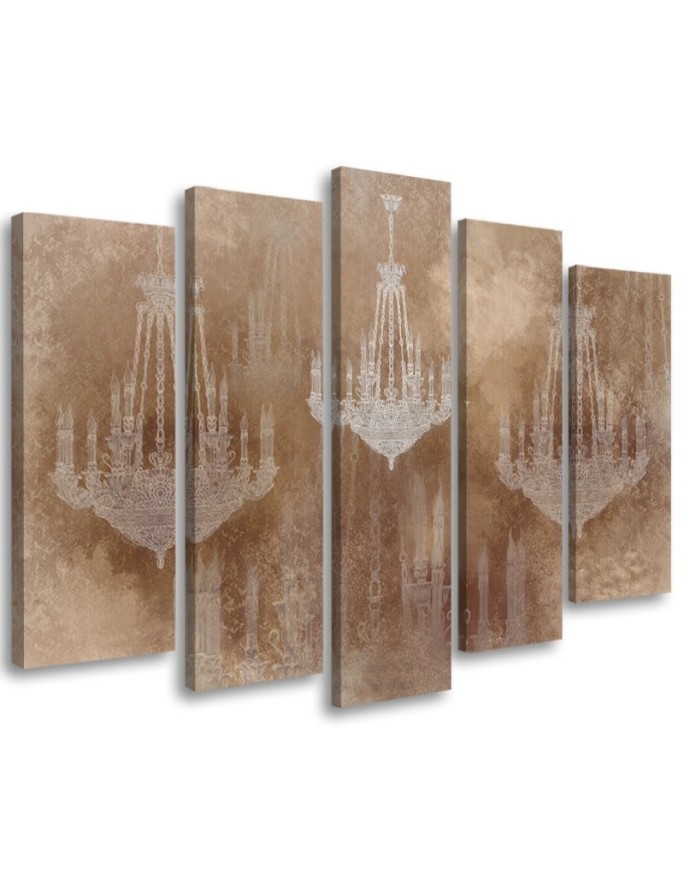 Leinwandbild - Kronleuchter | Feeby