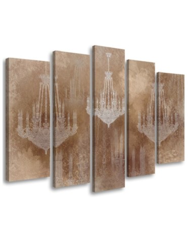 Leinwandbild - Kronleuchter | Feeby