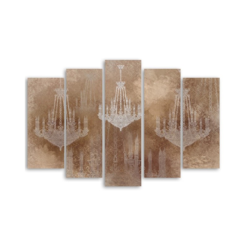 Leinwandbild - Kronleuchter | Feeby