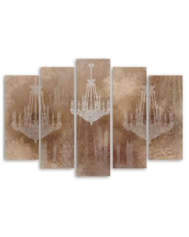 Leinwandbild - Kronleuchter | Feeby