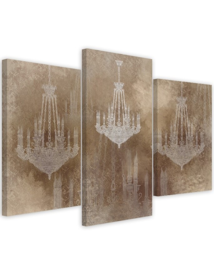Bild auf Leinwand - Kronleuchter | Feeby