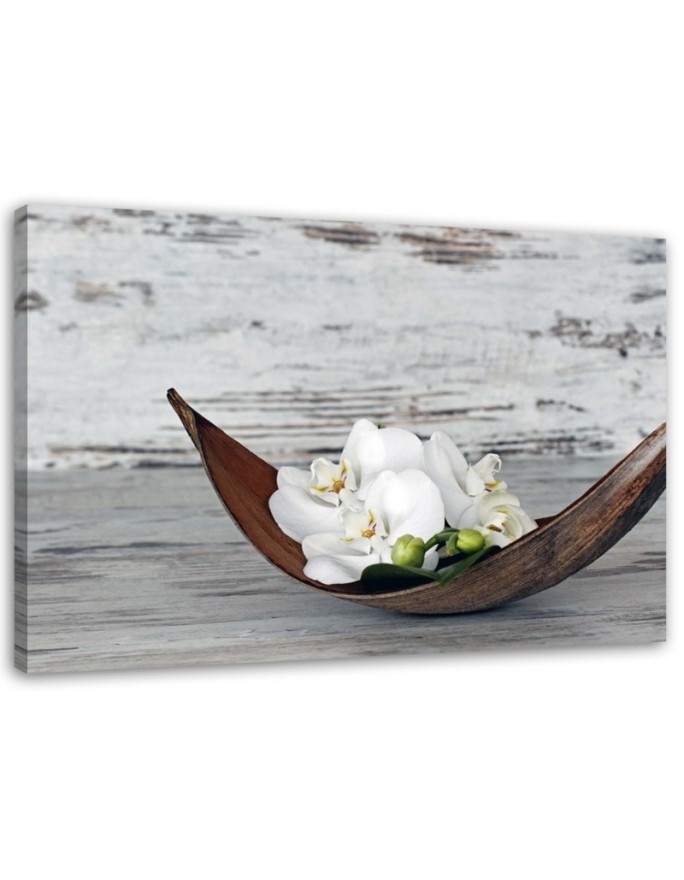 Leinwandbild - Orchidee Blumen Vintage | Feeby