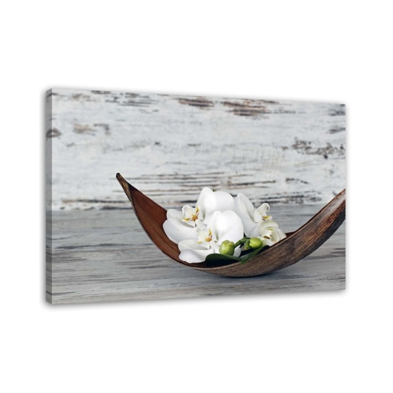 Leinwandbild - Orchidee Blumen Vintage | Feeby
