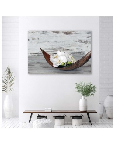 Leinwandbild - Orchidee Blumen Vintage | Feeby